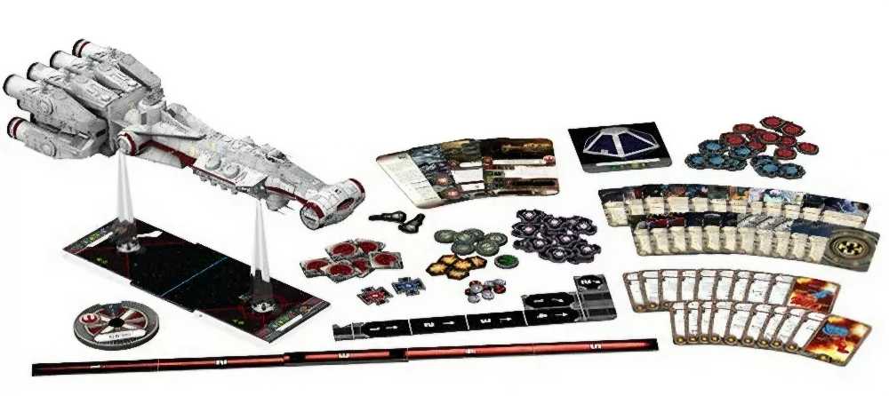 Star Wars X-Wing: Tantive IV Expansion Pack  (2) board game collectible [Barcode 9781616617691] - Main Image 3