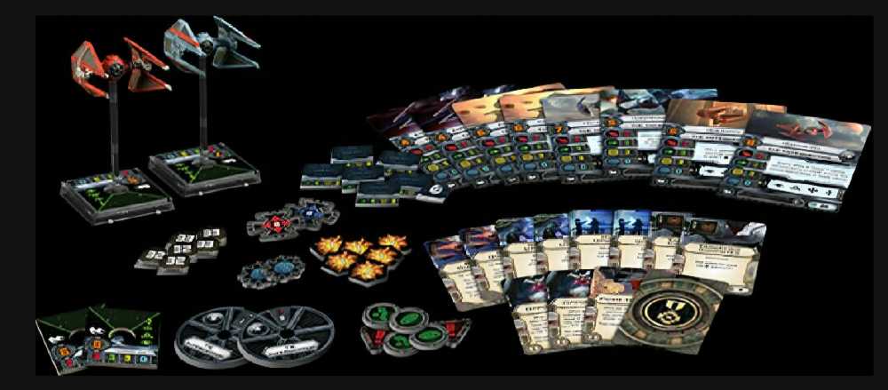Star Wars X-Wing: Imperial Aces Expansion Pack  (2) board game collectible [Barcode 9781616618032] - Main Image 3