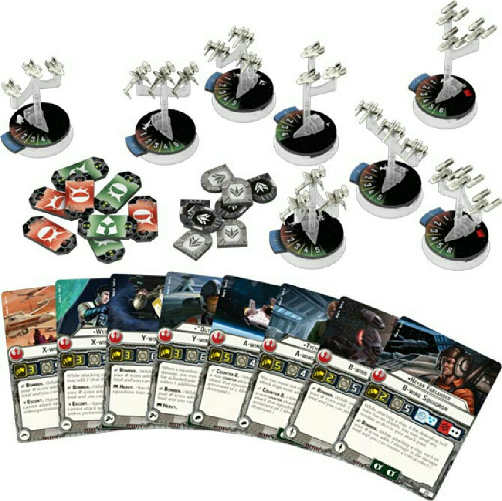 Star Wars X-Wing: Rebel Aces Expansion Pack  (2) board game collectible [Barcode 9781616619114] - Main Image 2