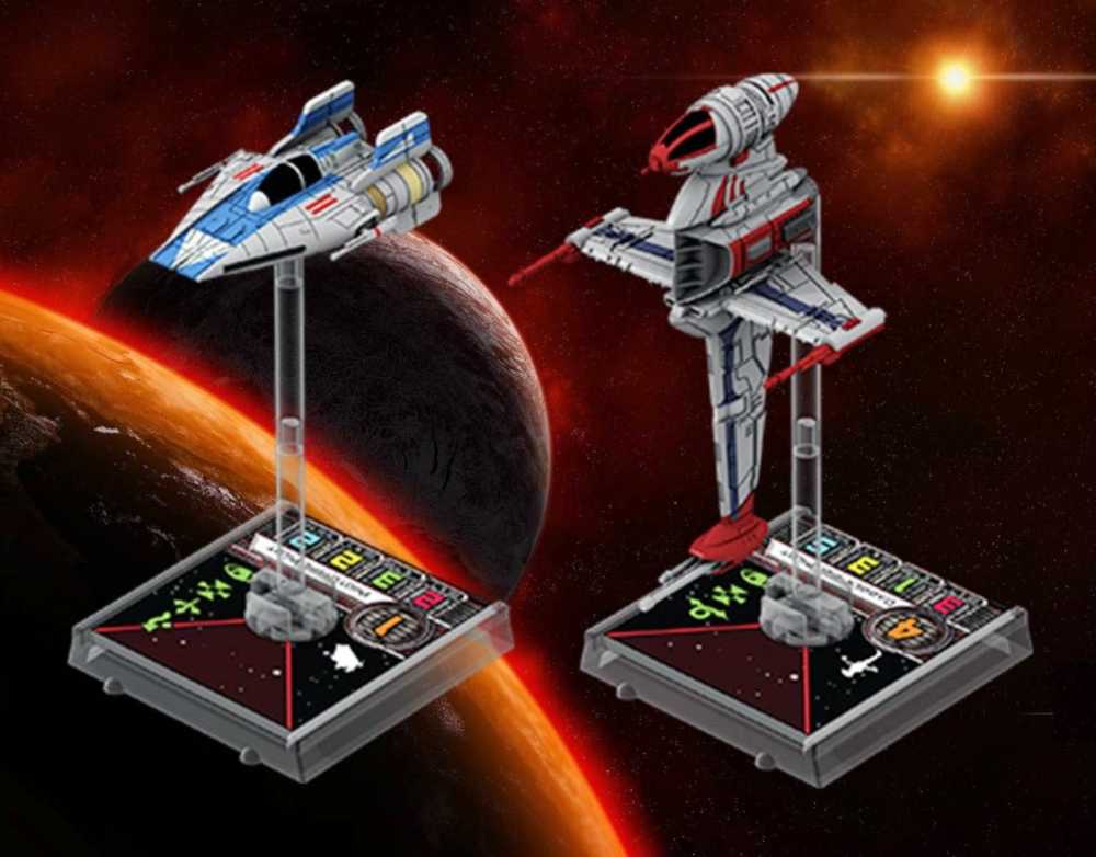 Star Wars X-Wing: Rebel Aces Expansion Pack  (2) board game collectible [Barcode 9781616619114] - Main Image 4