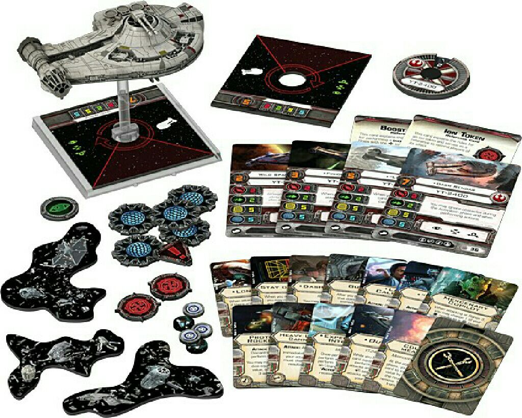 Star Wars X-Wing: YT-2400 Freighter  (2) board game collectible [Barcode 9781616619176] - Main Image 2
