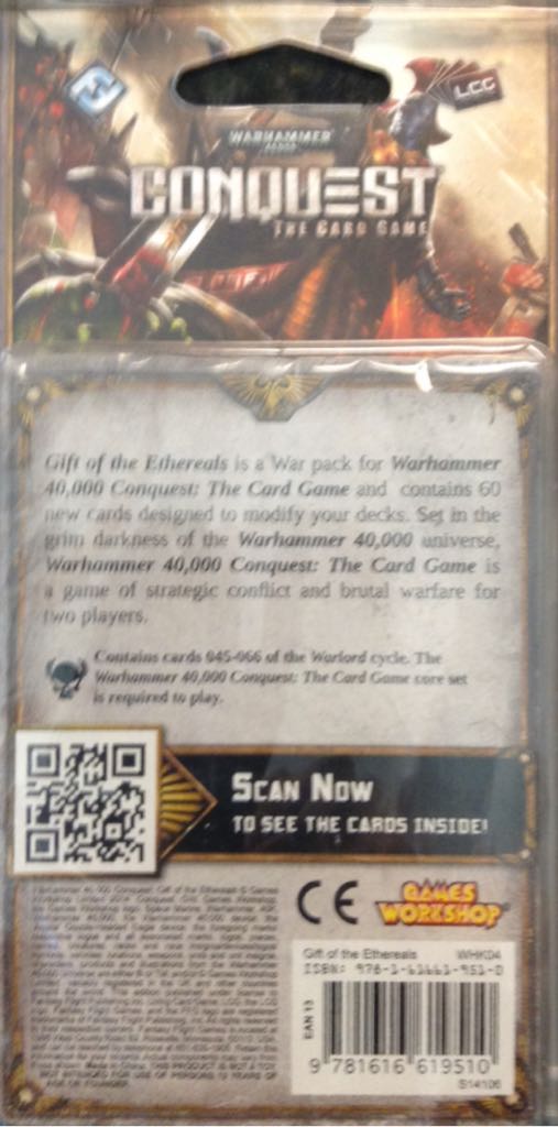 Warhammer 40,000: Conquest - Gift of the Ethereals War Pack  (2) board game collectible [Barcode 9781616619510] - Main Image 2