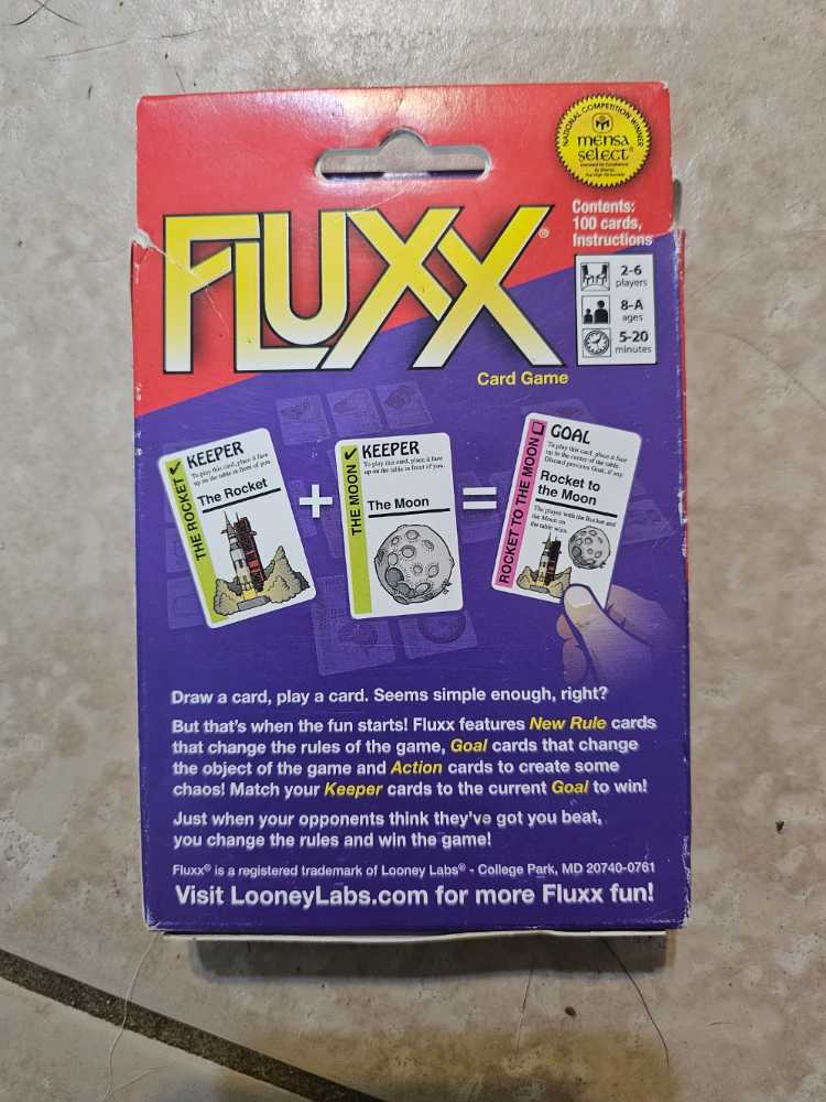 Fluxx  (2-6) board game collectible [Barcode 9781936112364] - Main Image 2