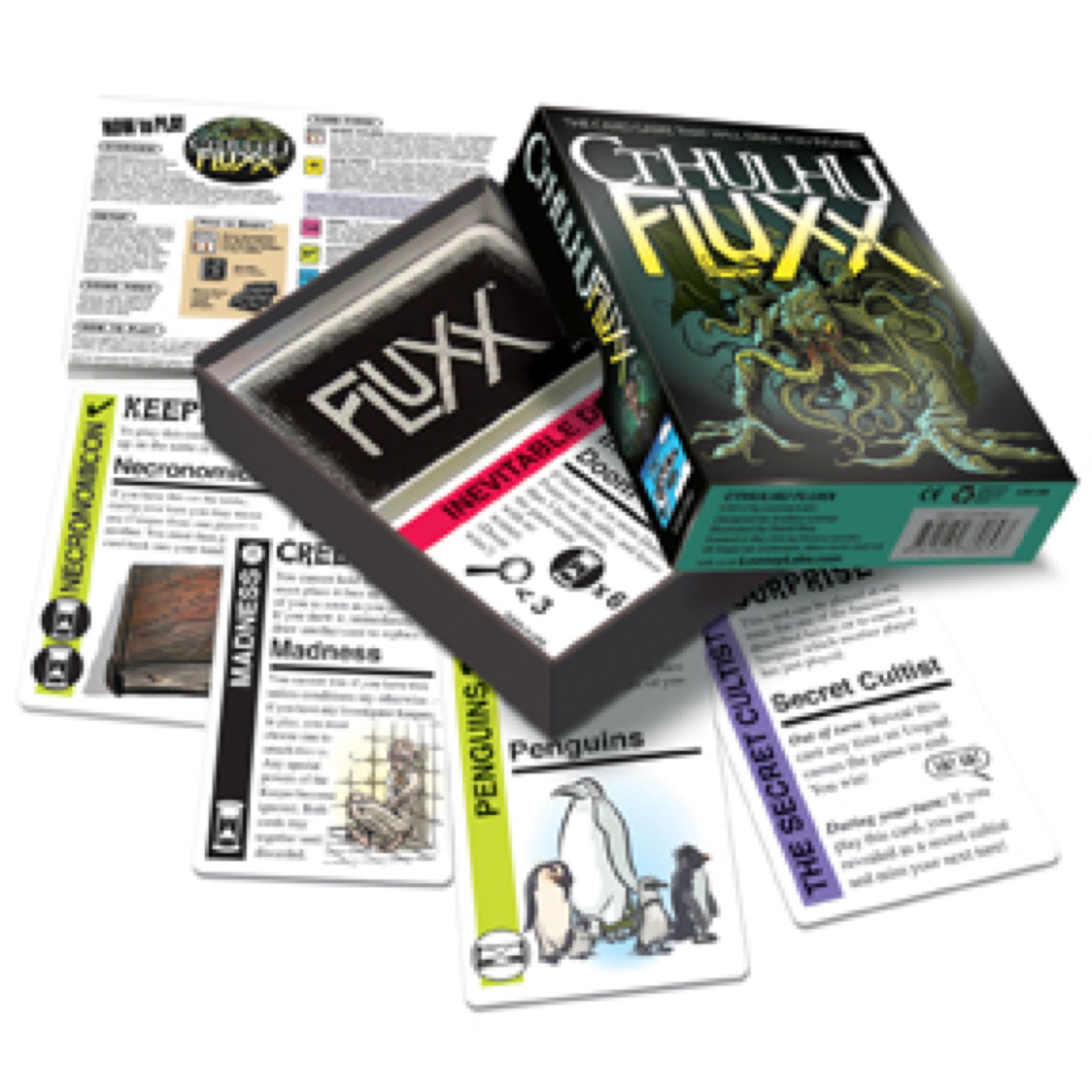 Cthulhu Fluxx  (2-6) board game collectible [Barcode 9781936112371] - Main Image 2