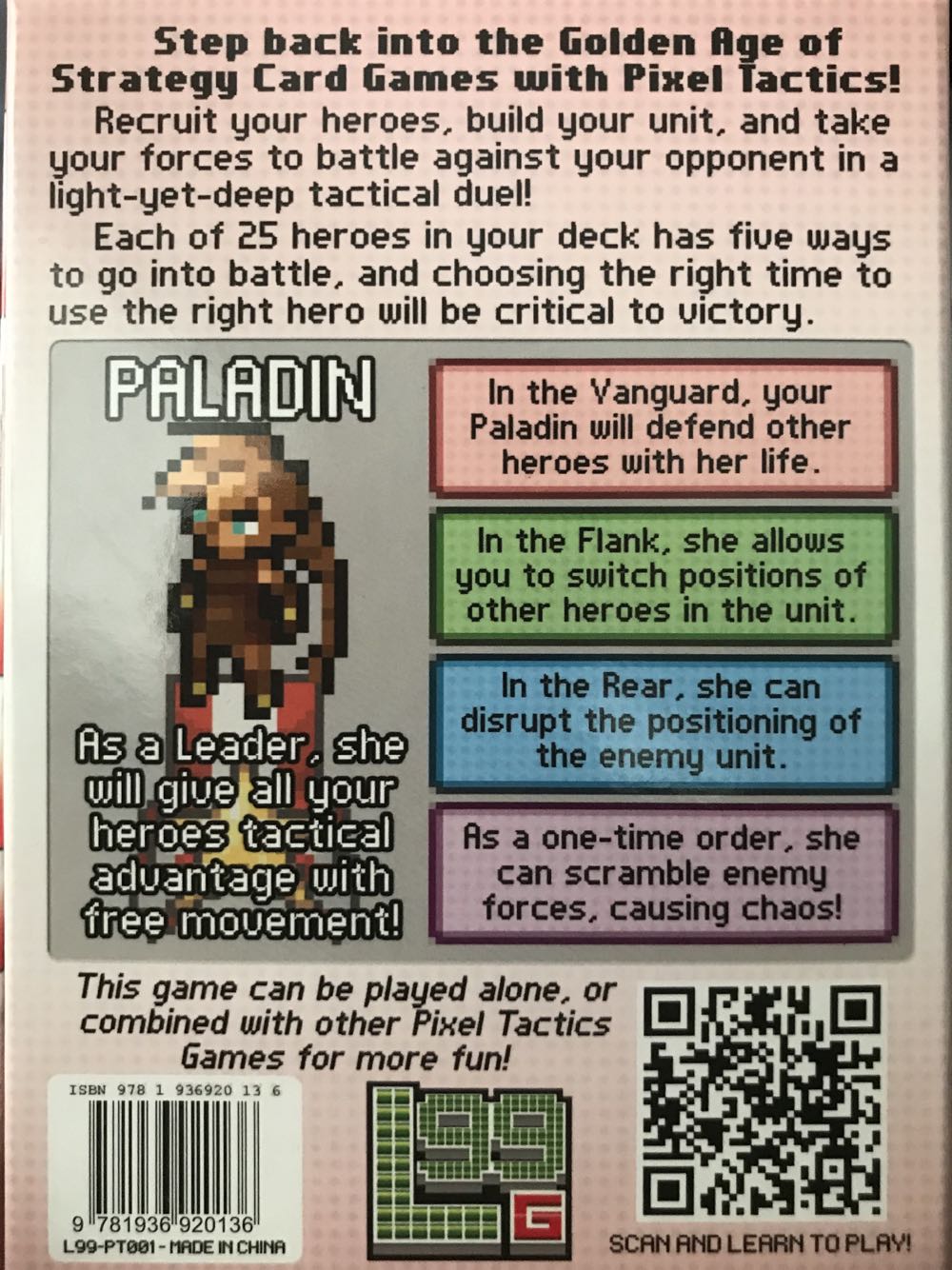 PIXEL TACTICS 1  (2) board game collectible [Barcode 9781936920136] - Main Image 2