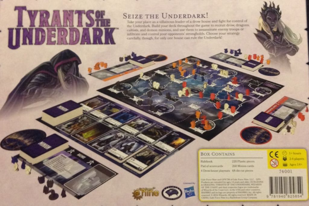 Tyrants of the Underdark  (2-4) board game collectible [Barcode 9781940825854] - Main Image 2