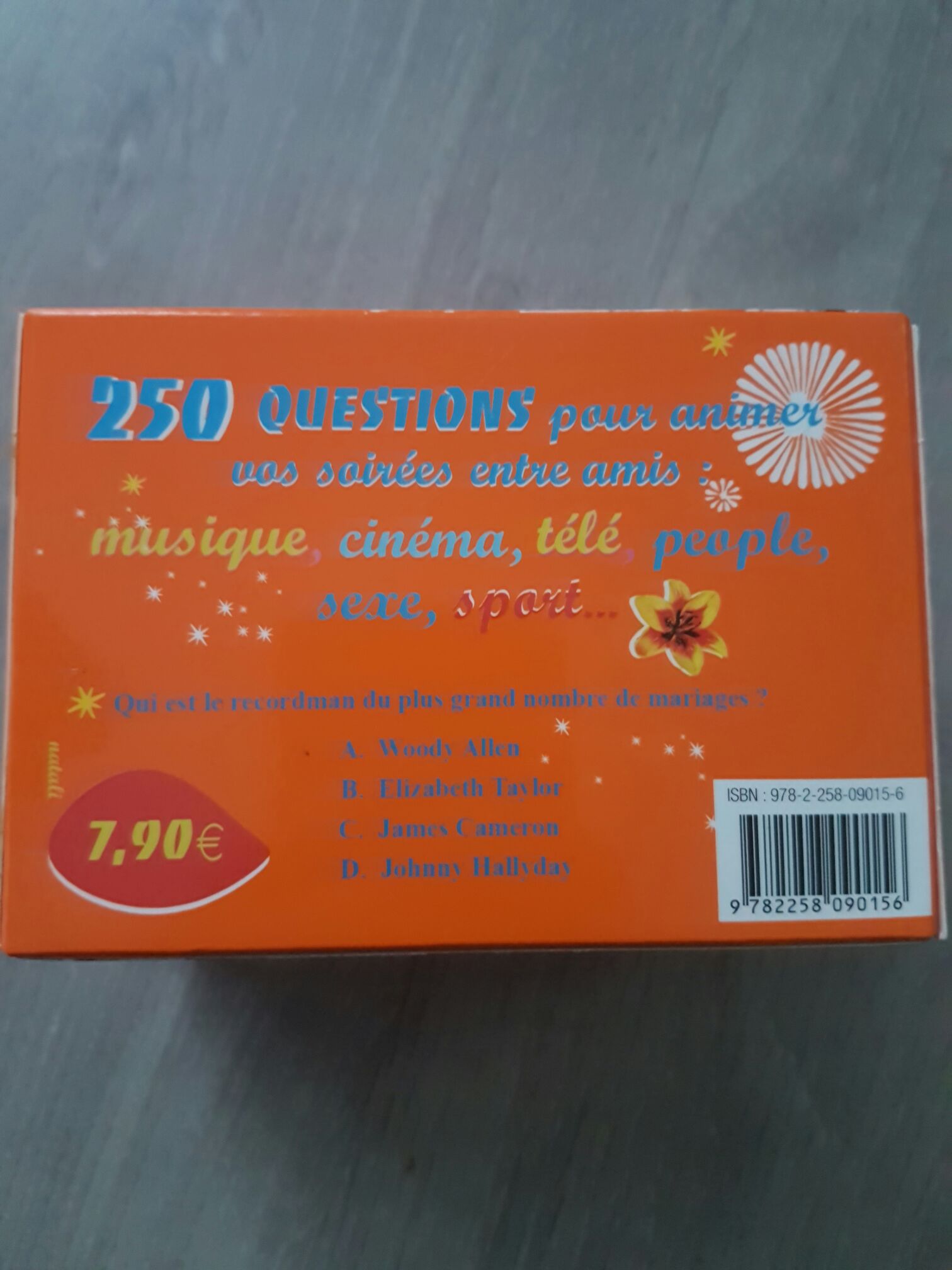 Apero Folies 2 Quizz A Piocher Gwenaelle Aznar Presses De La Cite Francais  board game collectible [Barcode 9782258090156] - Main Image 2