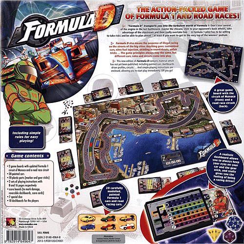 Formula D  (2-10) board game collectible [Barcode 9782914849647] - Main Image 2