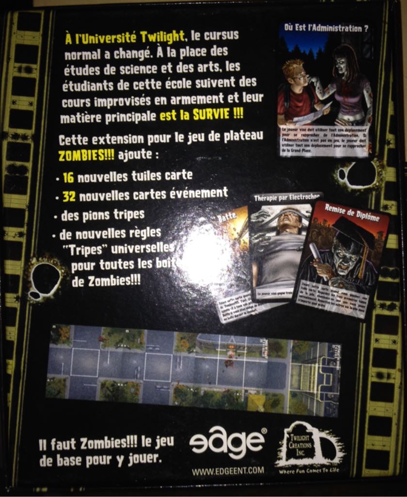 Zombies 5 : L’école est finie  (2-6) board game collectible [Barcode 9788496802407] - Main Image 2