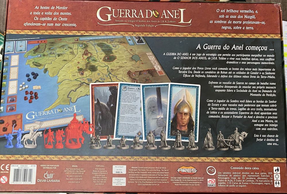 Guerra Do Anel - Segunda Edição  (2-4) board game collectible - Main Image 2