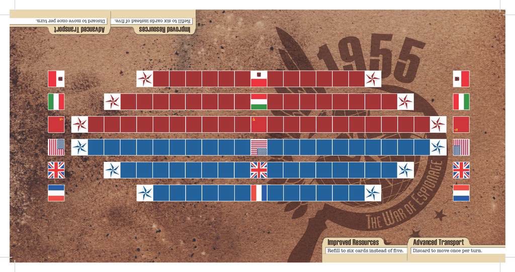 1955: The War of Espionage  (2) board game collectible - Main Image 2
