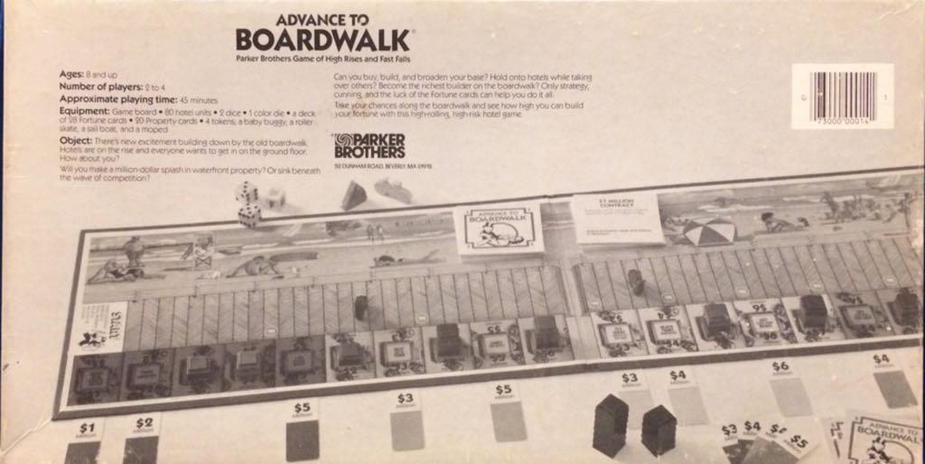Advance To Boardwalk  (2-4) board game collectible - Main Image 2