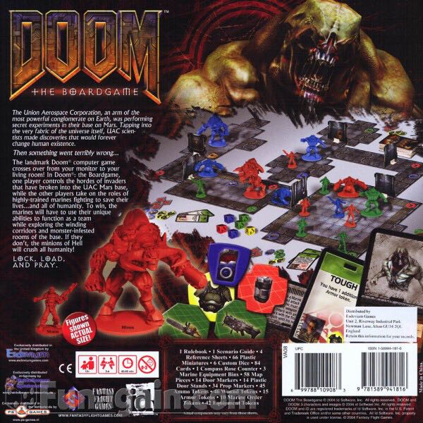 Doom The Boardgame  (2-4) board game collectible - Main Image 2