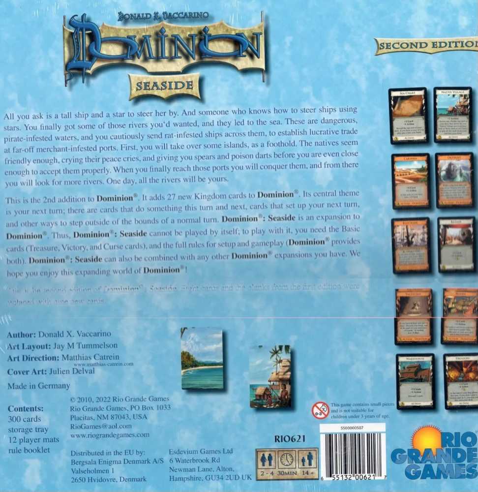 Dominion: Seaside  (2 - 4) board game collectible - Main Image 2