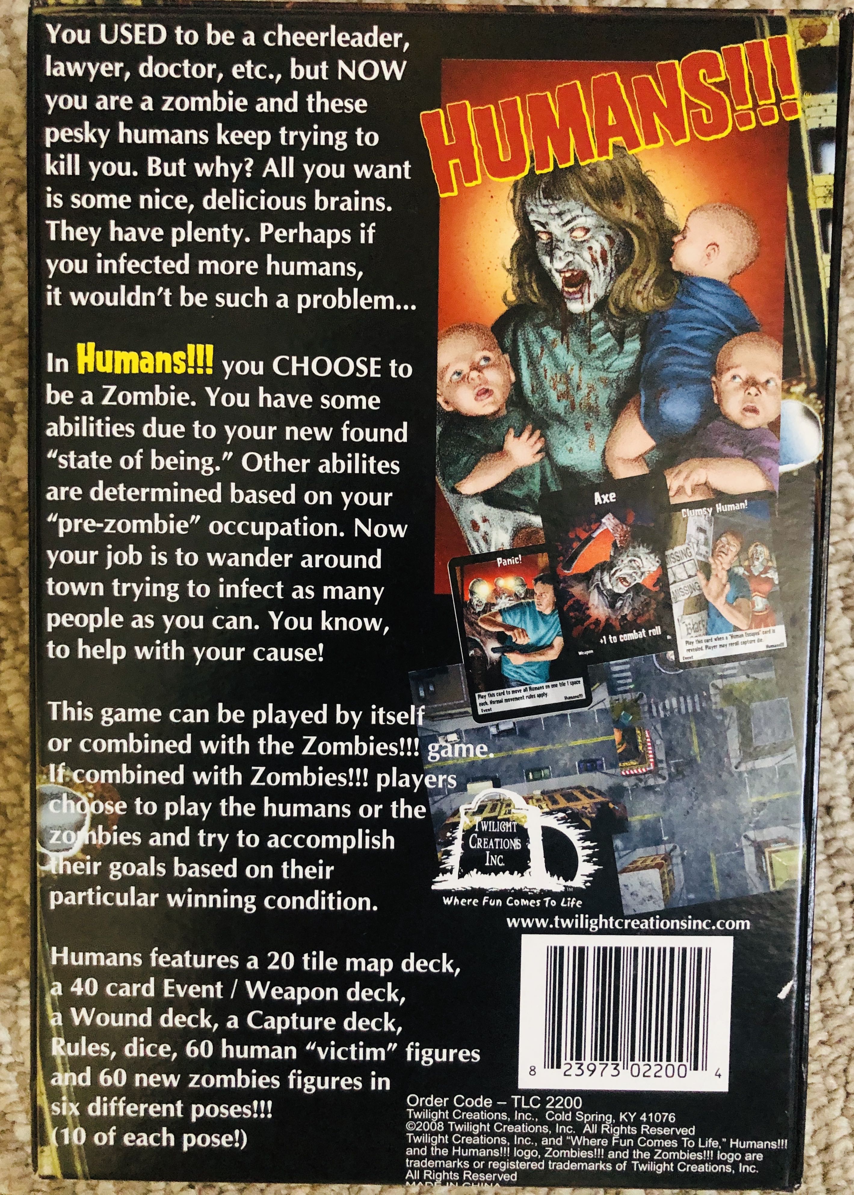Humans!!!  (2-6) board game collectible - Main Image 2