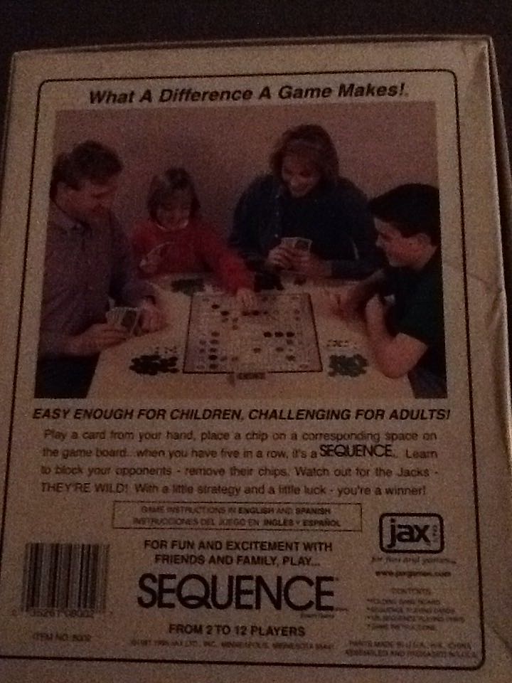 Sequence  (2-12) board game collectible - Main Image 2