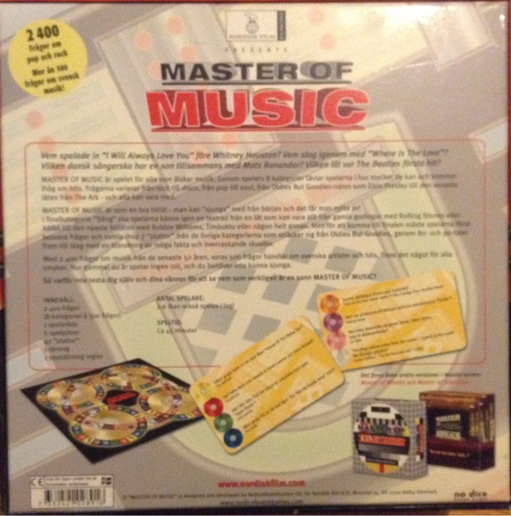 MASTER OF MUSIC  board game collectible - Main Image 2