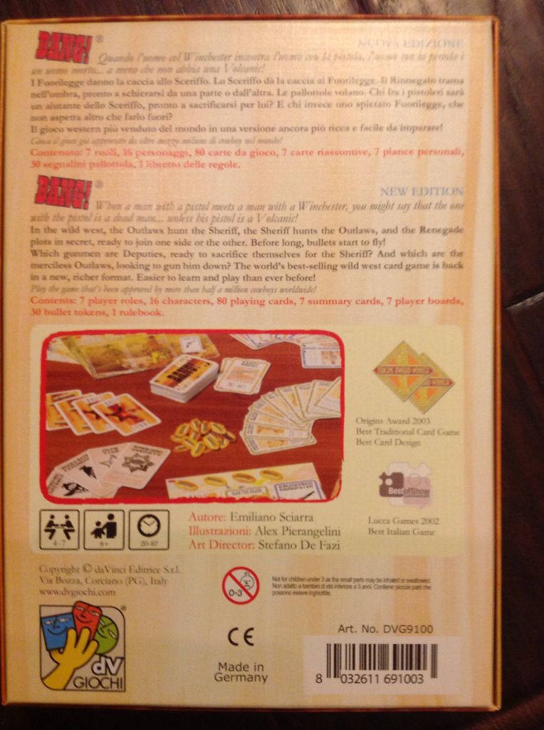 Bang! (4-7) board game collectible - Main Image 2