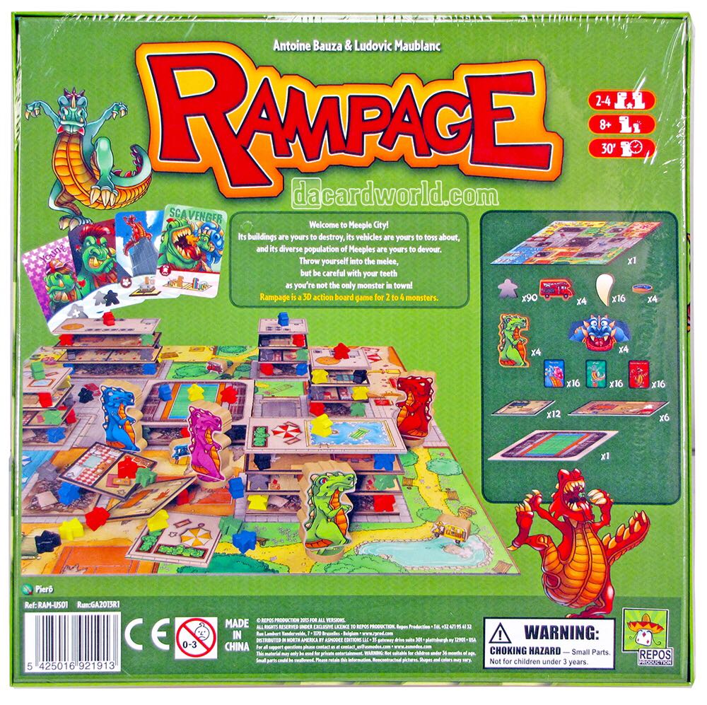 Rampage  (2-4) board game collectible - Main Image 2