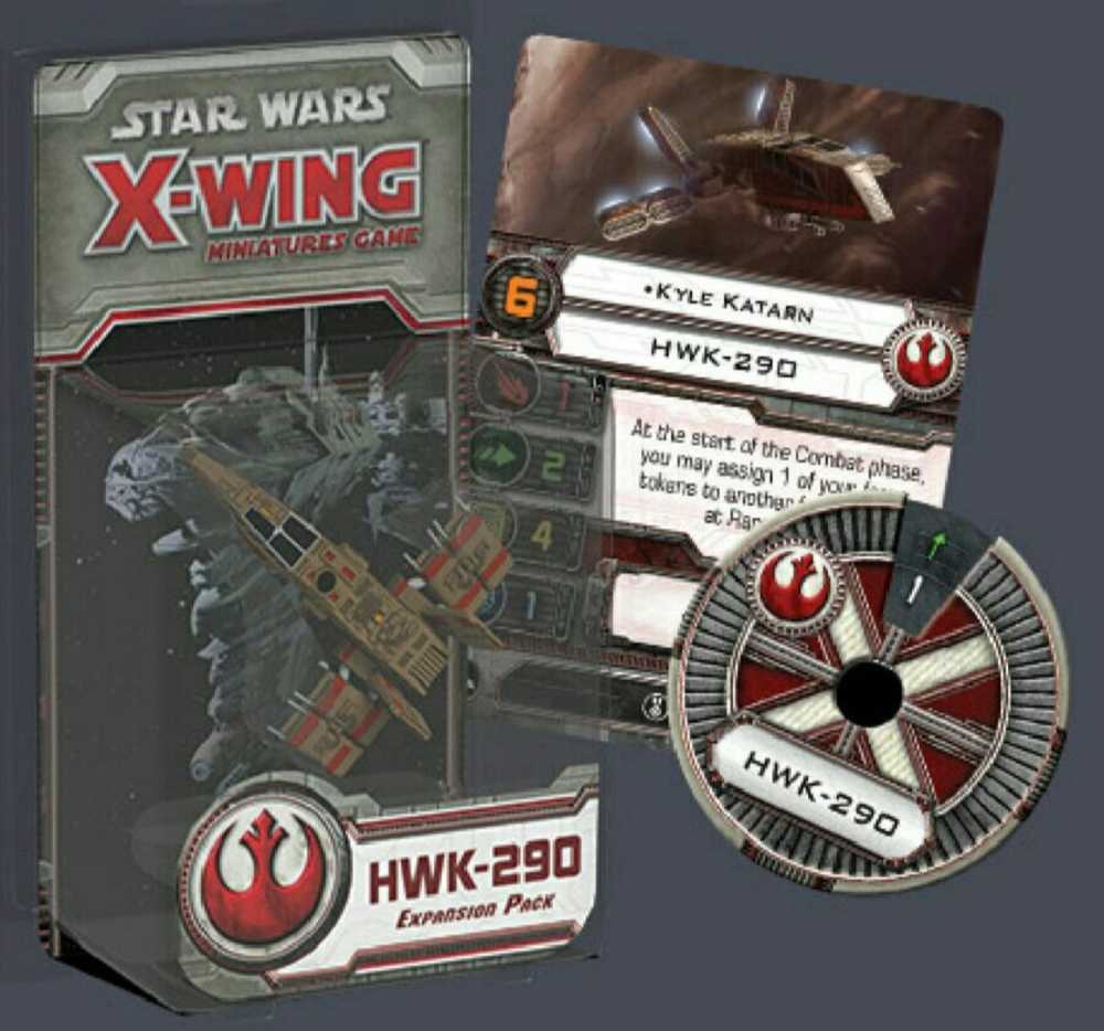 SW X-Wing: HWK-290  (2) board game collectible - Main Image 3