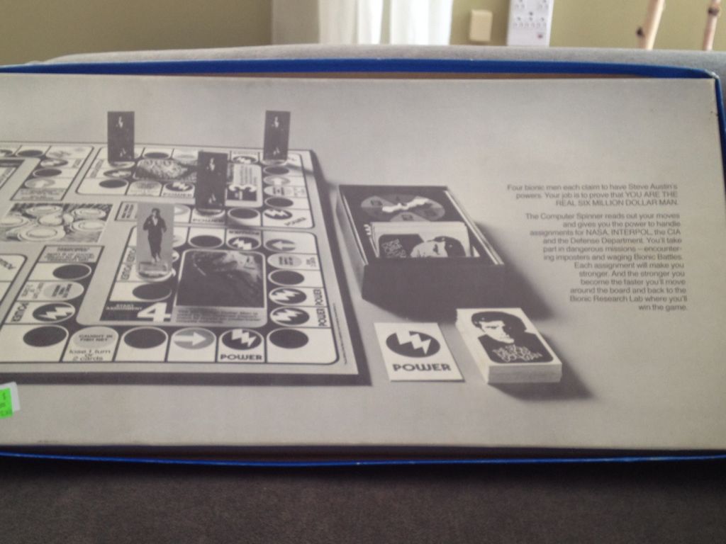 The Six Million Dollar Man  (2-4) board game collectible - Main Image 2