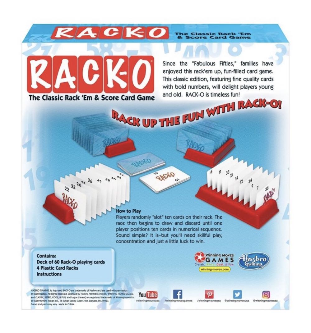 Rack-O (2–4 players | 8+ | 20? min.)  (2–4) board game collectible - Main Image 2