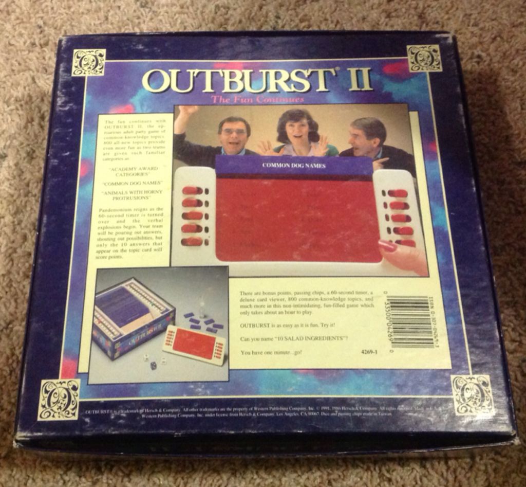 Outburst II  (2+) board game collectible - Main Image 2