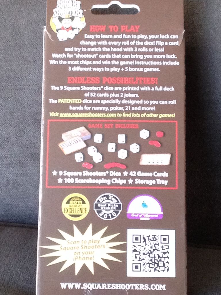 Square Shooters  (2-4) board game collectible - Main Image 2