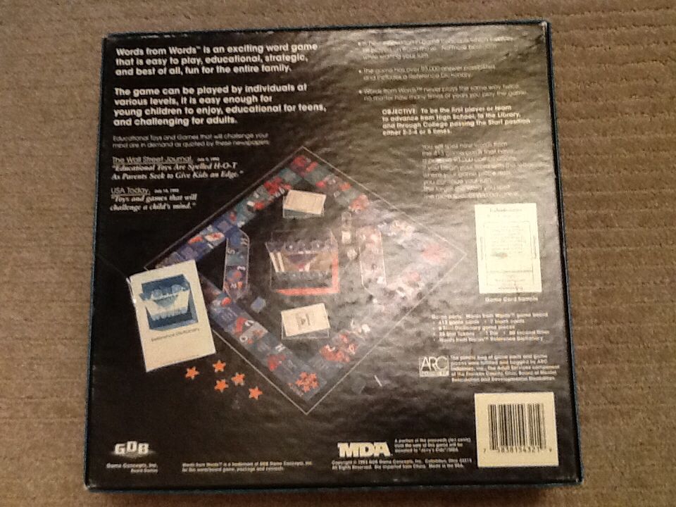 Words from Words  (2-6) board game collectible - Main Image 2