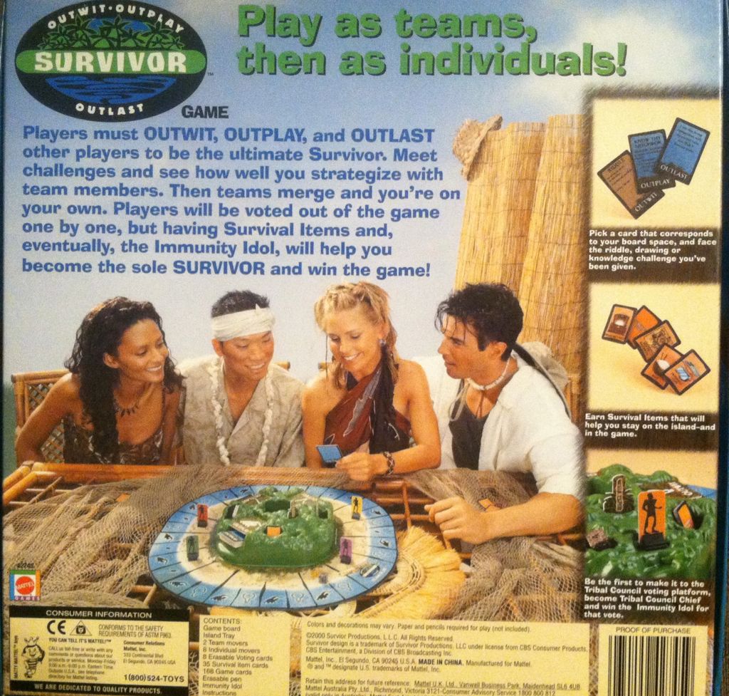 Survivor  (4 To 8) board game collectible - Main Image 2