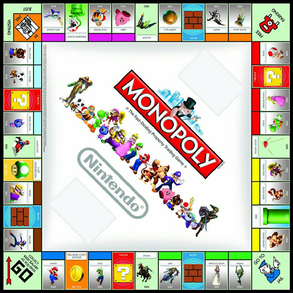 Monopoly Nintendo Edition  (6) board game collectible - Main Image 2