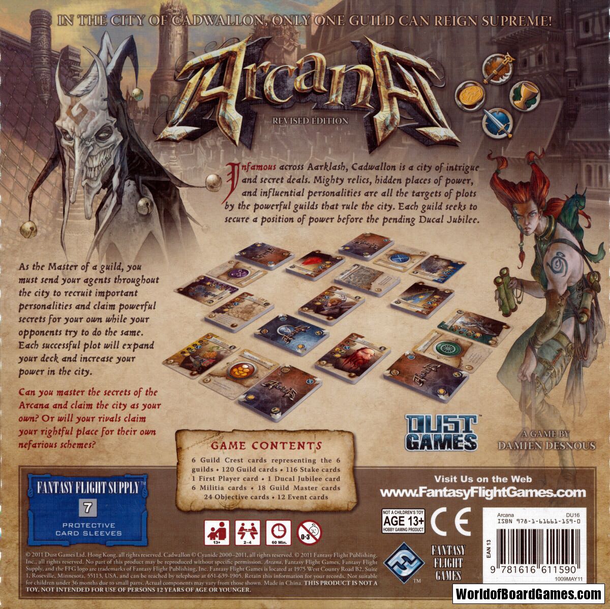 Arcana Revised Edition  (2-4) board game collectible - Main Image 2