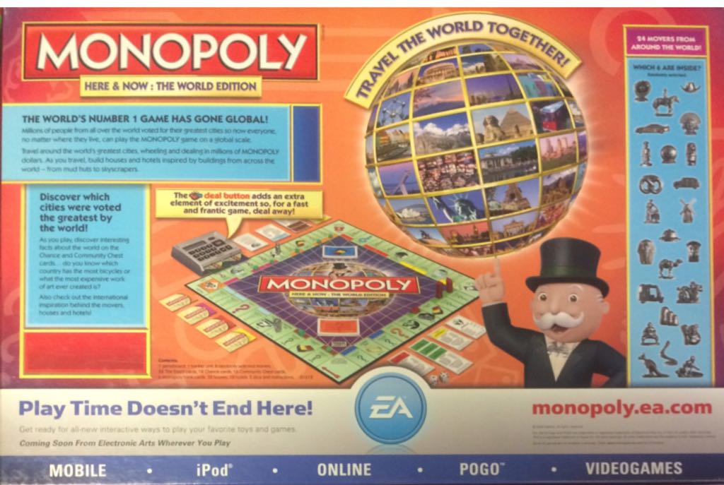 Monopoly Here & Now World Edition  (2-6) board game collectible - Main Image 2