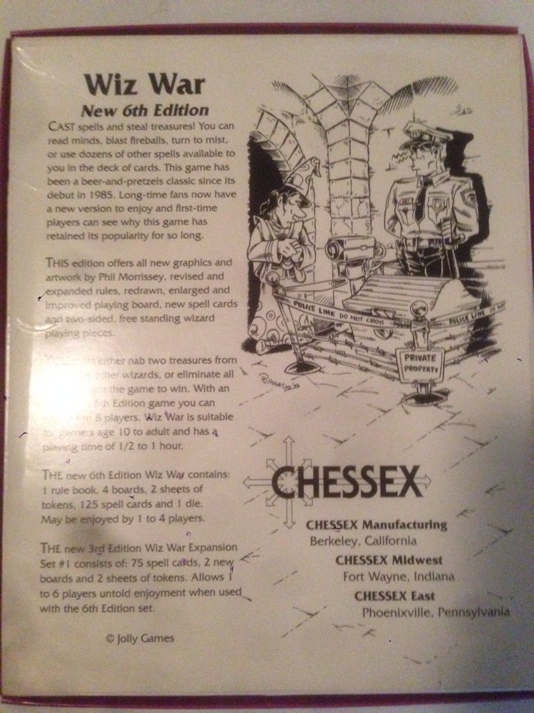 Wiz-War: Expansion 1  (1-6) board game collectible - Main Image 2