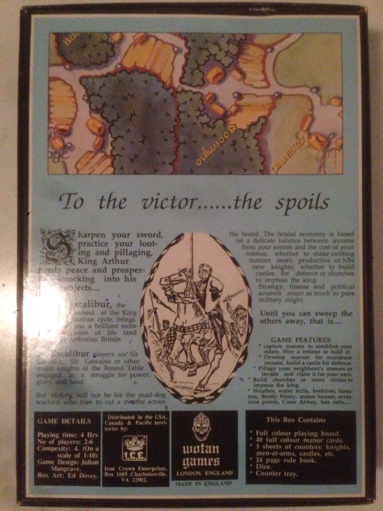 Excalibur  (2-6) board game collectible - Main Image 2