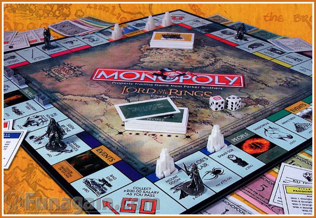 Monopoly: LOTR Trilogy   board game collectible - Main Image 2