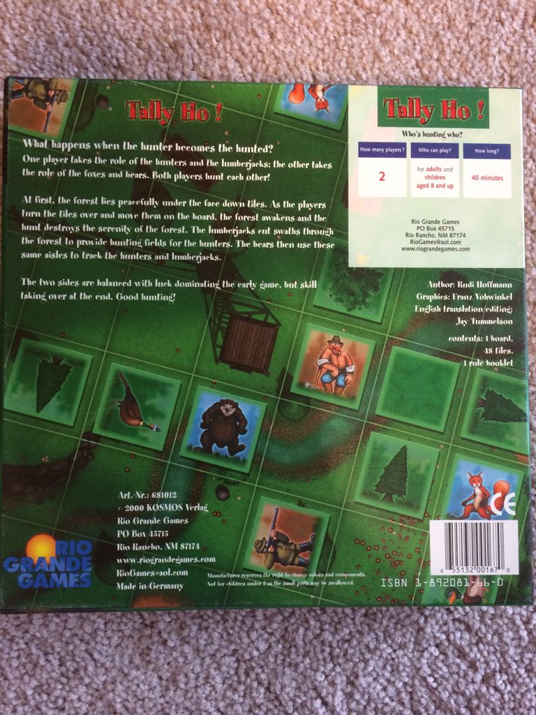 Tally Ho!  (2) board game collectible - Main Image 2