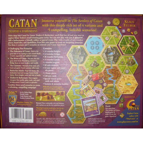 Settlers Of Catan: Traders & Barbarians  (2-4) board game collectible - Main Image 2