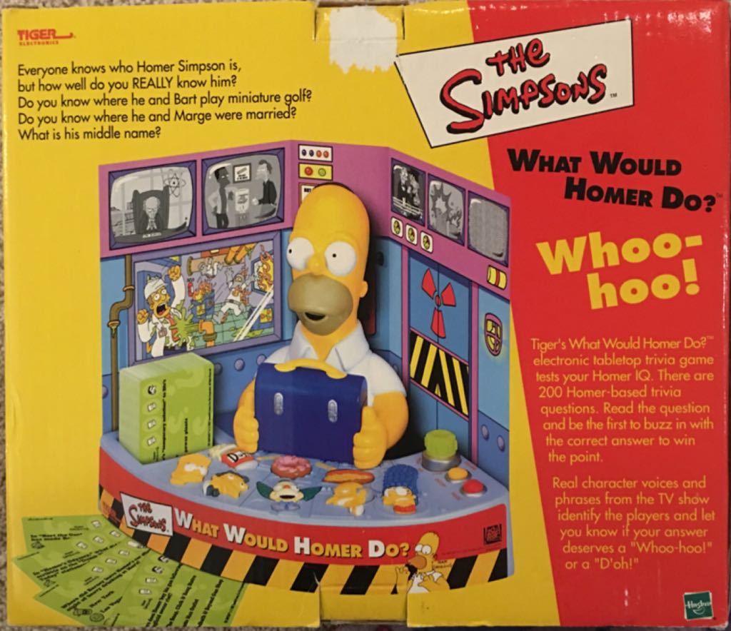 The Simpsons - What Would Homer Do?  board game collectible - Main Image 2