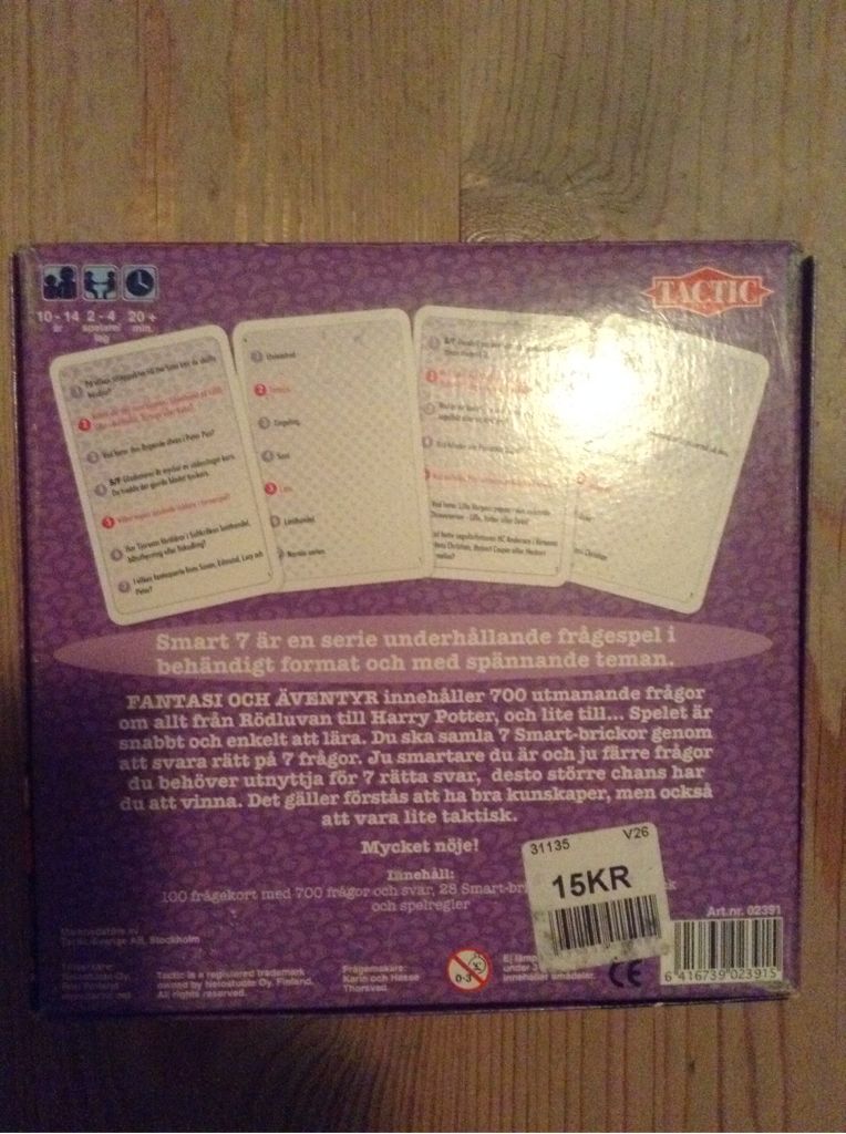 Junior Smart 7 - Fantsi Och Äventyr  board game collectible - Main Image 2