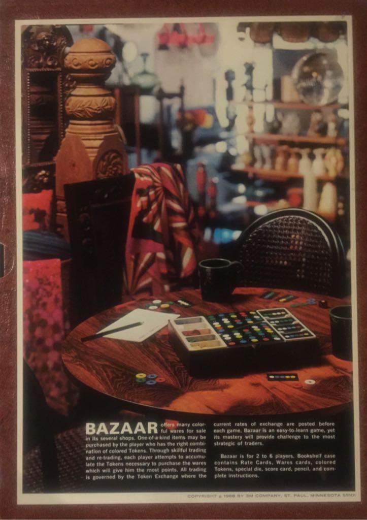 Bazaar  (2-6) board game collectible - Main Image 2