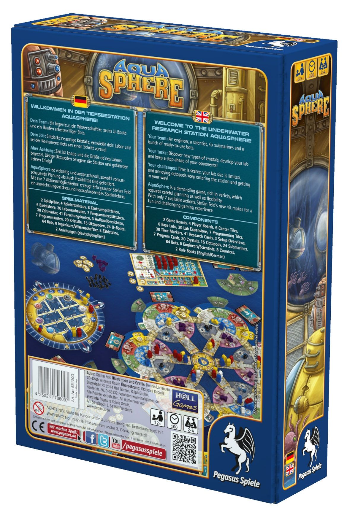 Aquasphere  (2-4) board game collectible - Main Image 2