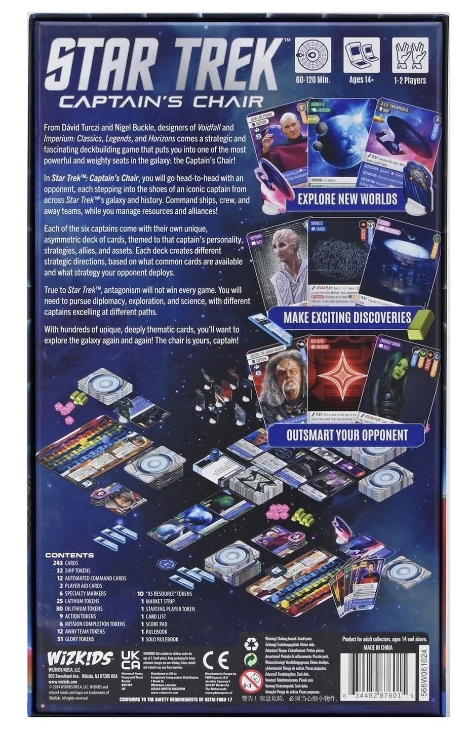 Star Trek: Captain’s Chair  (1-2) board game collectible [Barcode 634482876015] - Main Image 2