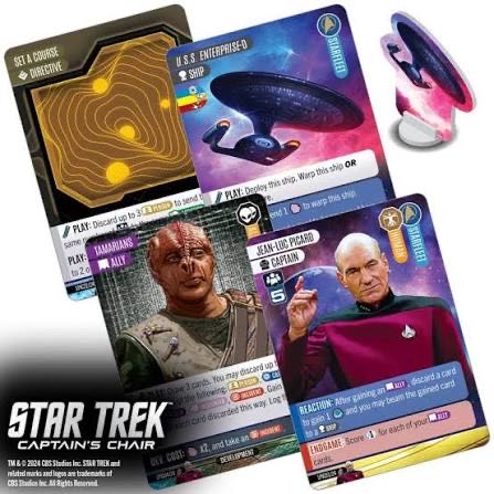 Star Trek: Captain’s Chair  (1-2) board game collectible [Barcode 634482876015] - Main Image 4