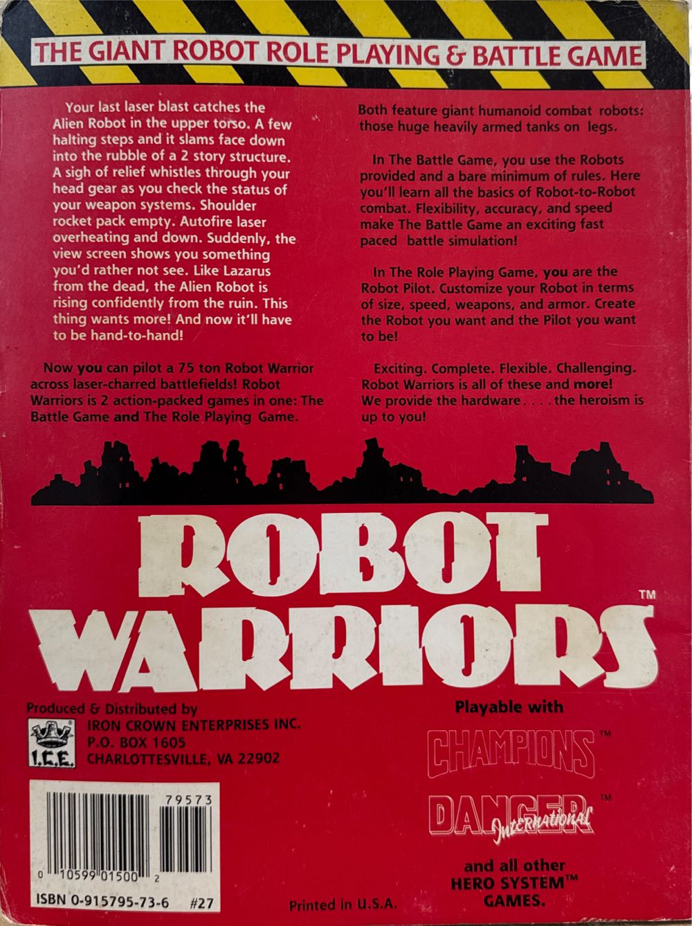 Robot Warriors  board game collectible [Barcode 010599015002] - Main Image 2