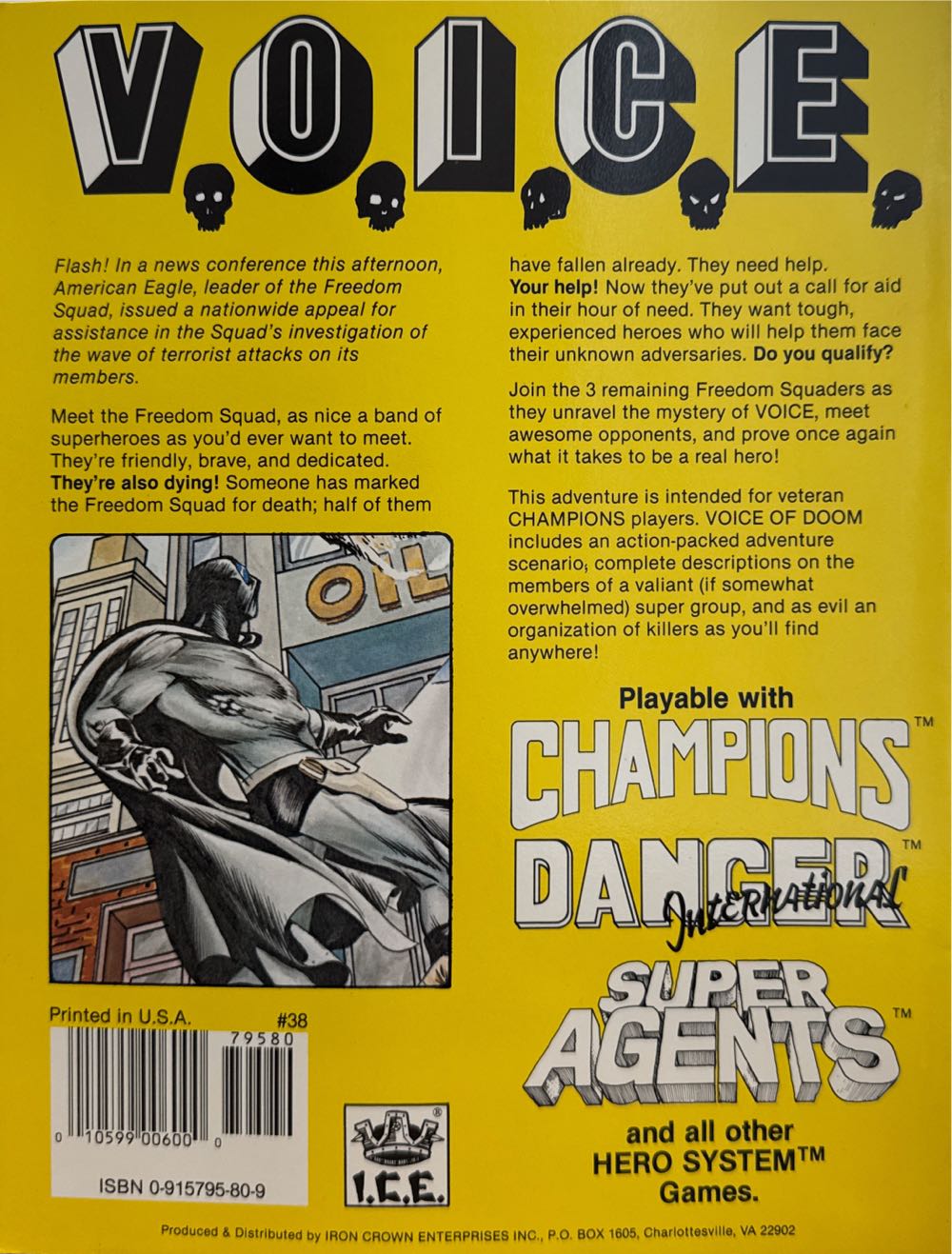 Voice Of Doom  board game collectible [Barcode 010599006000] - Main Image 2