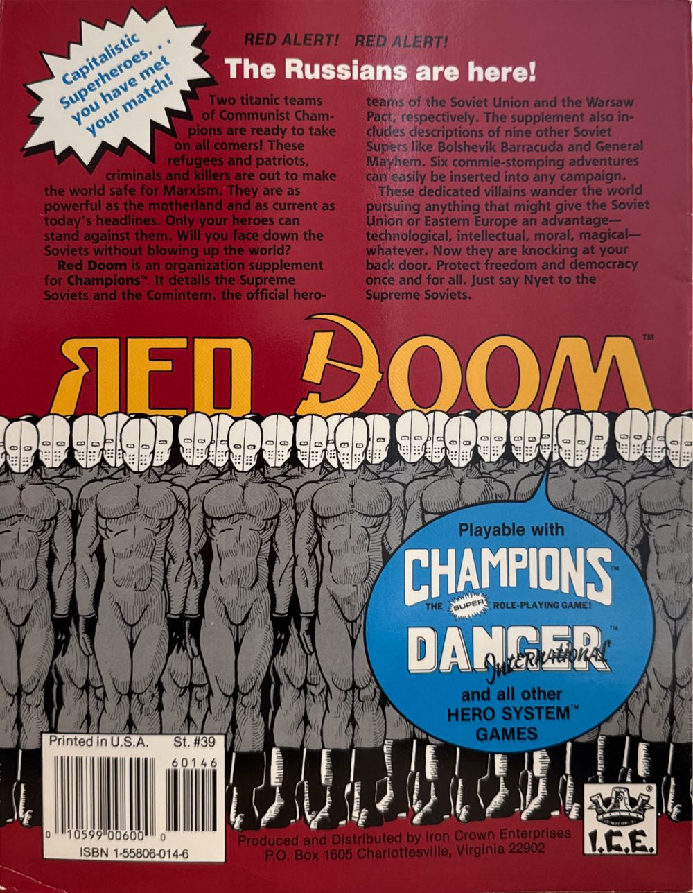 Red Doom  board game collectible [Barcode 010599006000] - Main Image 2