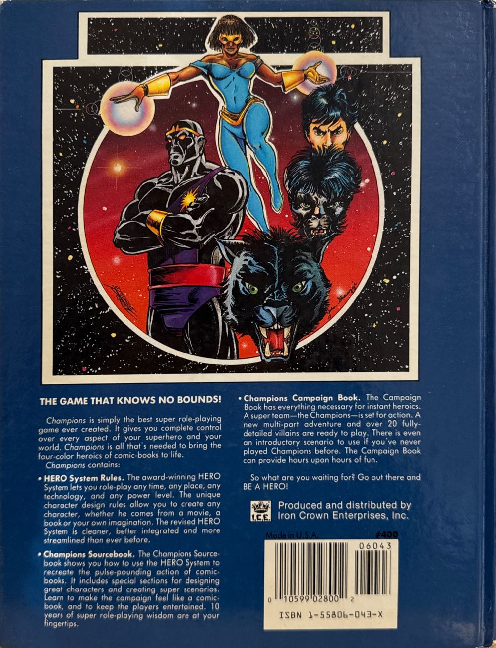 Champions: The Super Roll-Playing Game - 4th Edition  (2+) board game collectible [Barcode 010599028002] - Main Image 2