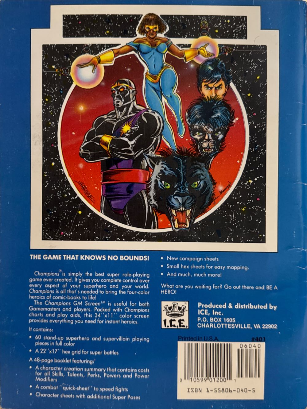 Champions: GM Screen - 4th Edition  board game collectible [Barcode 010599012001] - Main Image 2