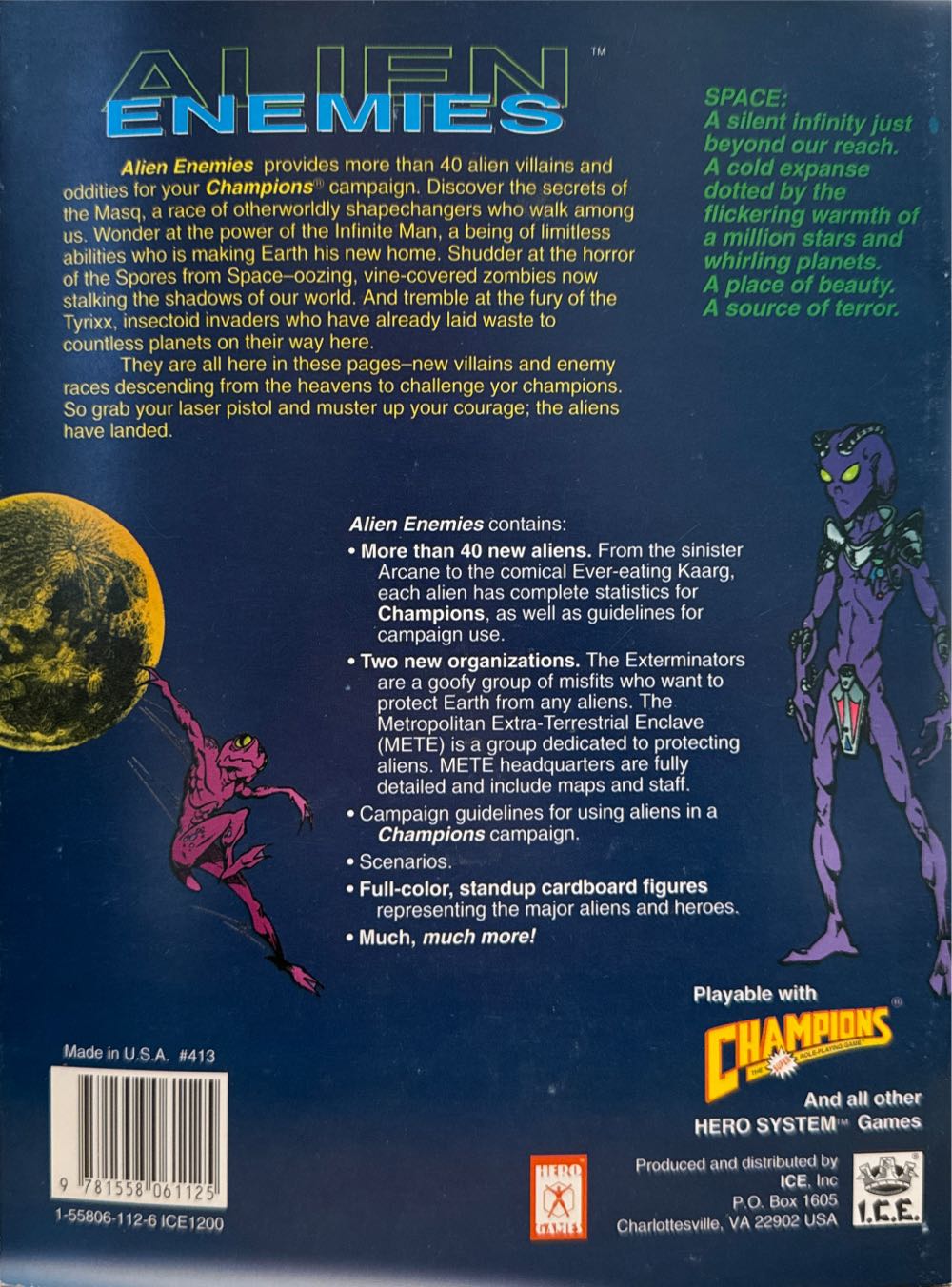 Alien Enemies  board game collectible [Barcode 9781558061125] - Main Image 4